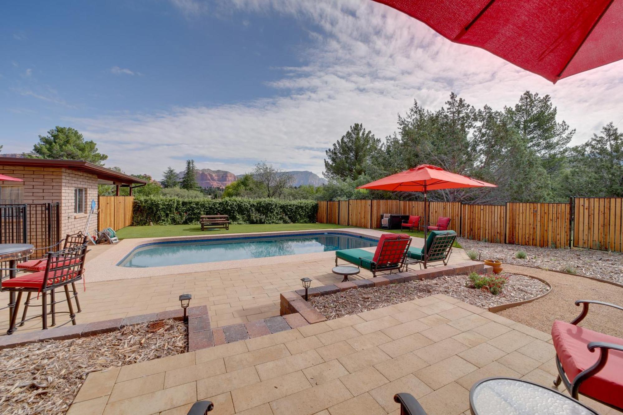 Sedona Home On 1 Acre With Pool And Red Rock Views! Zewnętrze zdjęcie