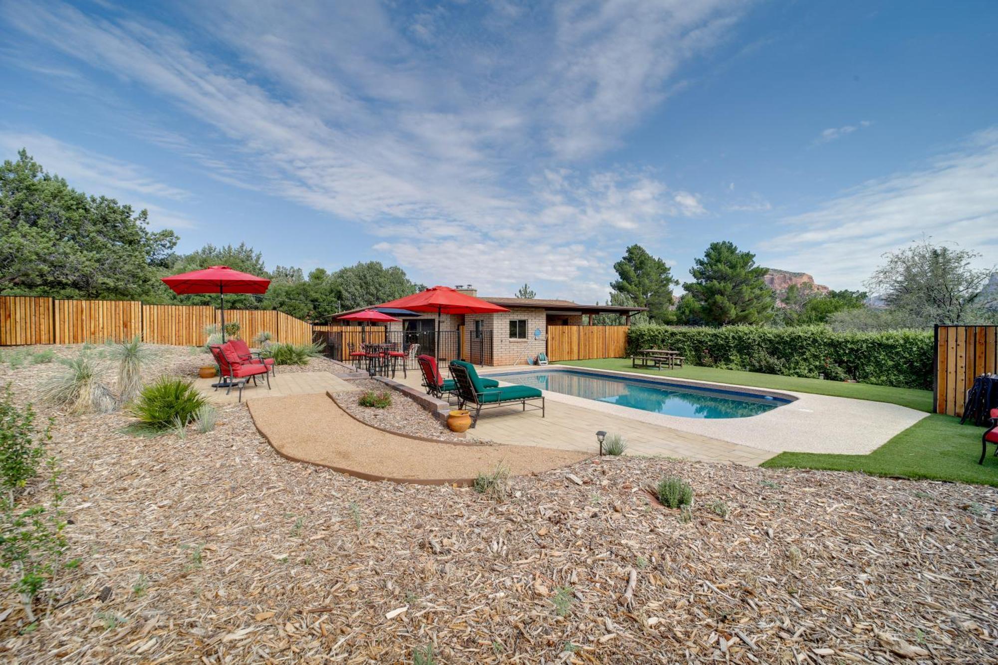 Sedona Home On 1 Acre With Pool And Red Rock Views! Zewnętrze zdjęcie