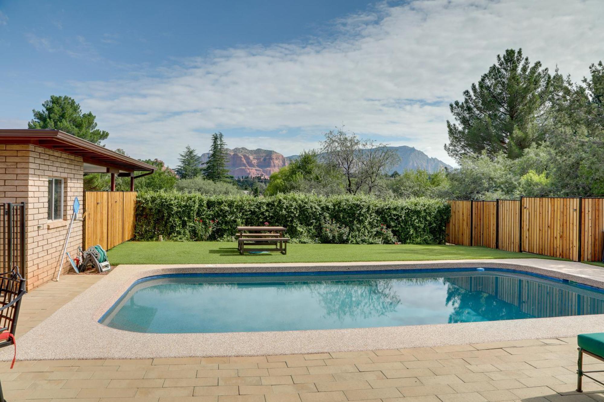 Sedona Home On 1 Acre With Pool And Red Rock Views! Zewnętrze zdjęcie