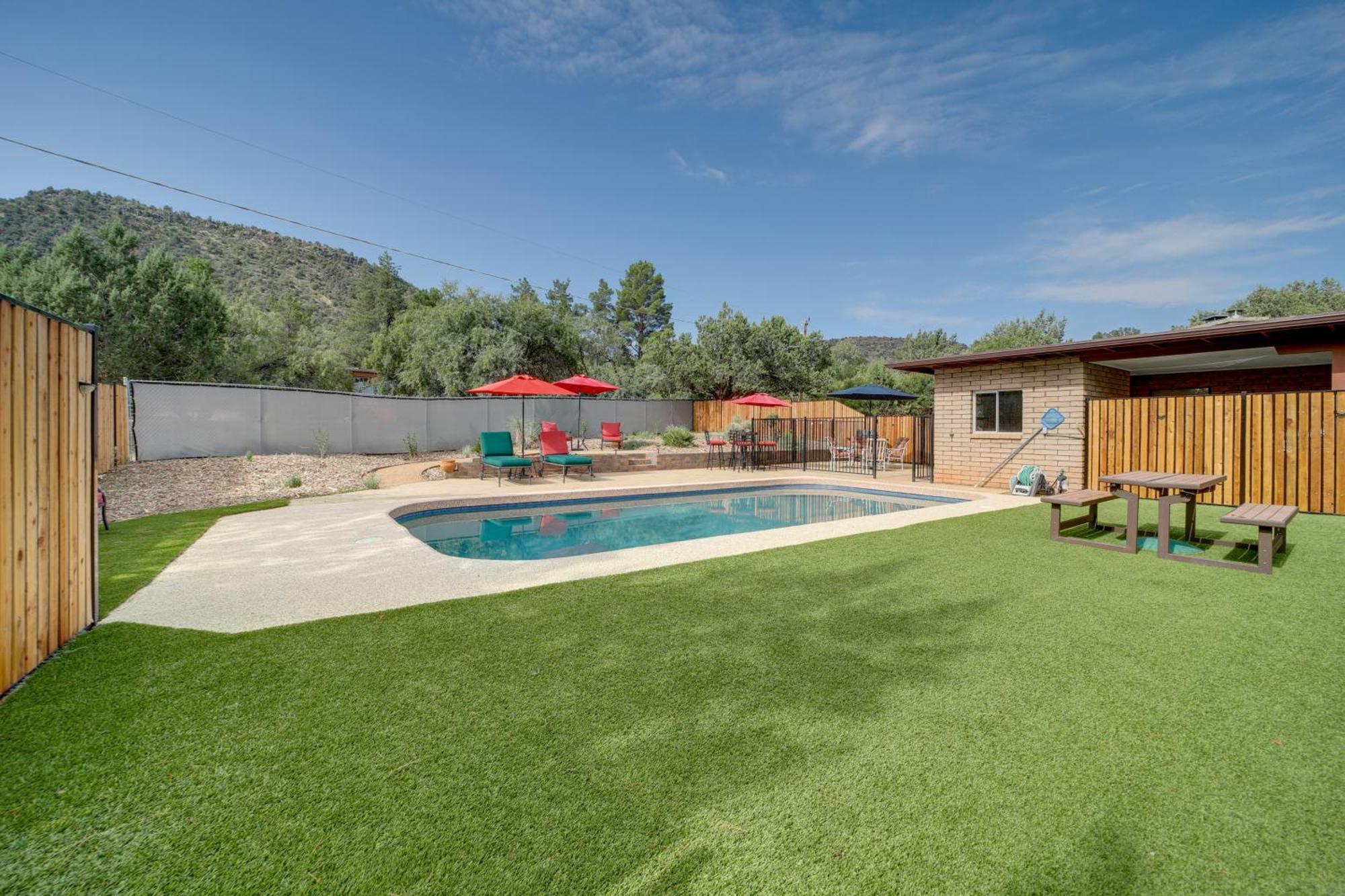 Sedona Home On 1 Acre With Pool And Red Rock Views! Zewnętrze zdjęcie