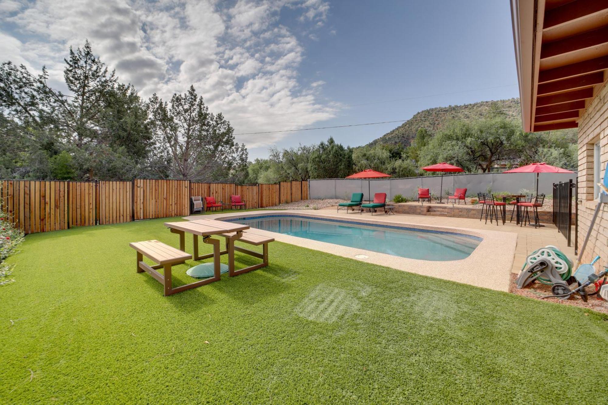 Sedona Home On 1 Acre With Pool And Red Rock Views! Zewnętrze zdjęcie