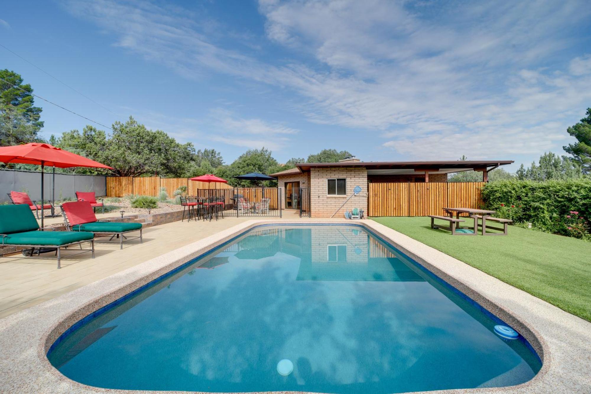 Sedona Home On 1 Acre With Pool And Red Rock Views! Zewnętrze zdjęcie