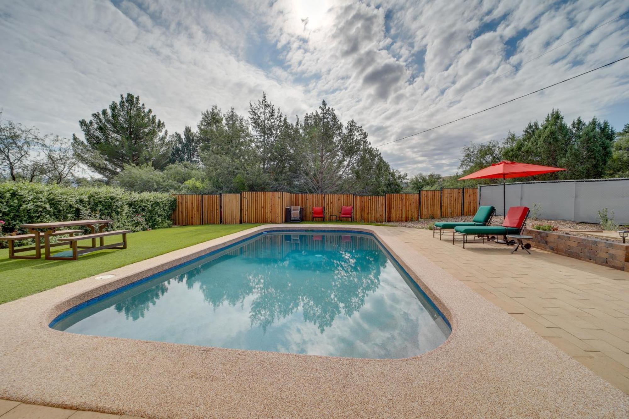 Sedona Home On 1 Acre With Pool And Red Rock Views! Zewnętrze zdjęcie