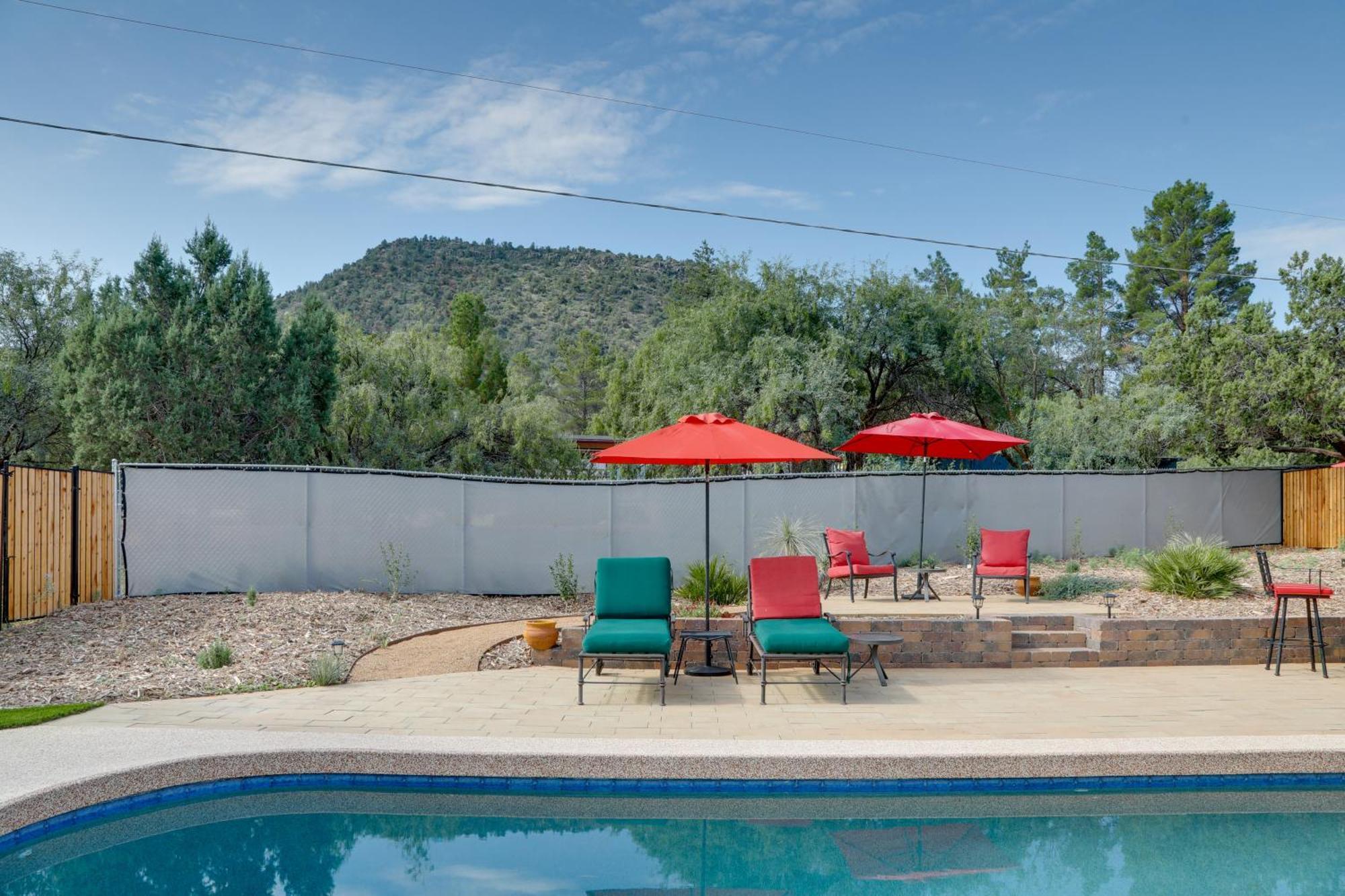 Sedona Home On 1 Acre With Pool And Red Rock Views! Zewnętrze zdjęcie